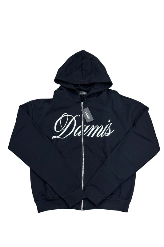 Logo Zip Up Hoodie